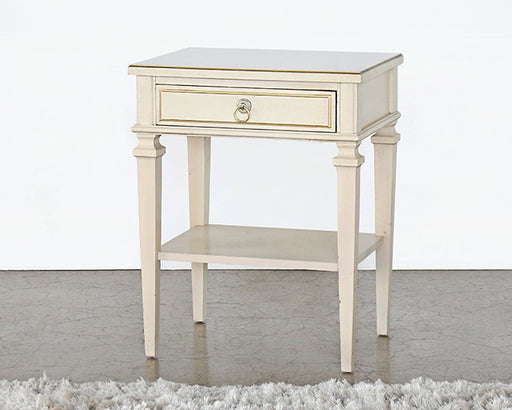 NS76 Vintage Ivory Nightstand