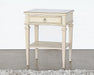 NS76 Vintage Ivory Nightstand