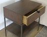 NS89 - Auburn Poplar Nightstand With One Drawer