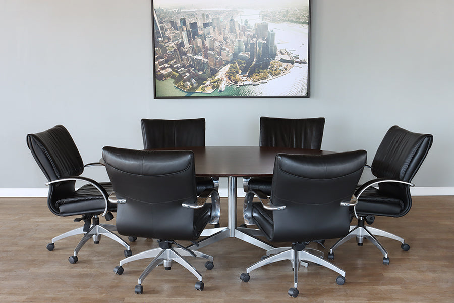 Black Leather Office Chair