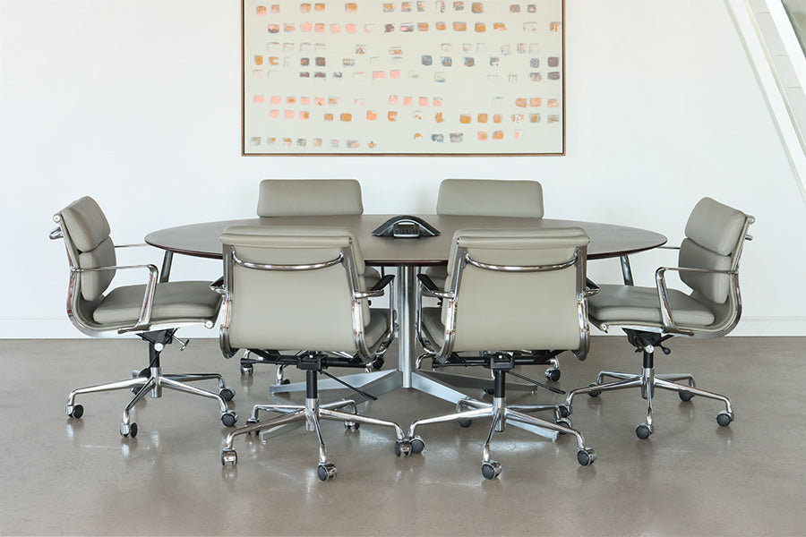 Grey Eames Style Office Chair