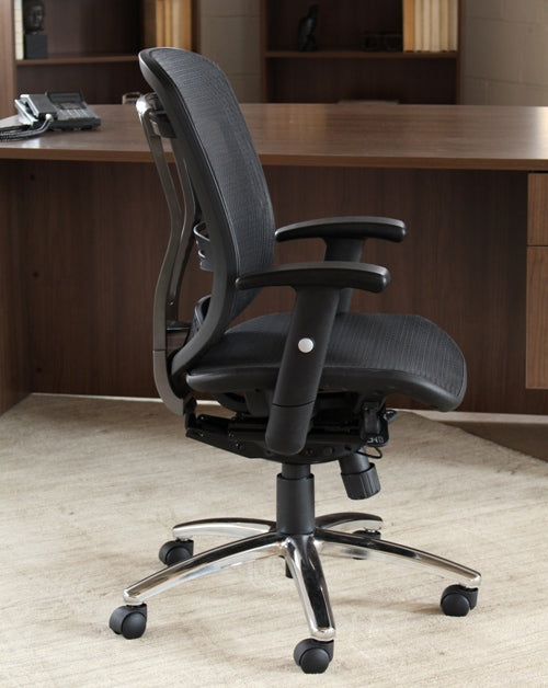 High-Back Black Mesh Executive Chair