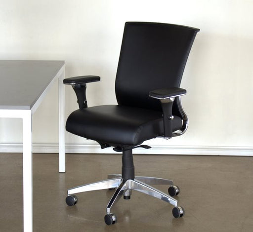 OC42 Black Leather Executive Desk Chair