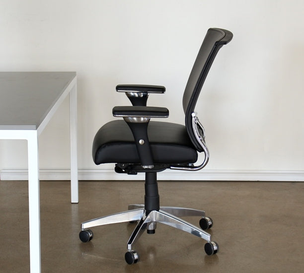 OC42 Black Leather Executive Desk Chair