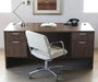 OC53 Nubbed Oatmeal Rolling Desk Chair 