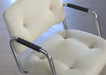 OC53 Nubbed Oatmeal Rolling Desk Chair 