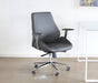 OC63 Bergen Low Back Office Chair in Gray Leatherette 