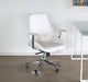 OC64 Bergen Low Back Office Chair in White Leatherette