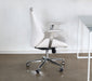 OC64 Bergen Low Back Office Chair in White Leatherette