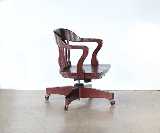 OC65 Rolling Bank Of England Desk Chair With Arms