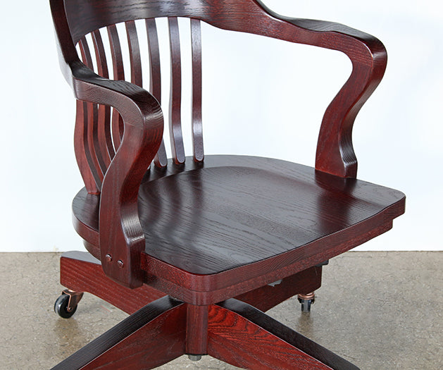 OC65 Rolling Bank Of England Desk Chair With Arms