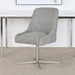 OC76 - Gray Upholstered Office Chair With Swivel Base