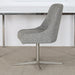 OC76 - Gray Upholstered Office Chair With Swivel Base