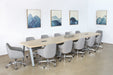 OC78 - Mid-Century Style Grey Conference Chair