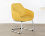 OC83 - Mid-Century Style Mustard Yellow Office Arm Chair