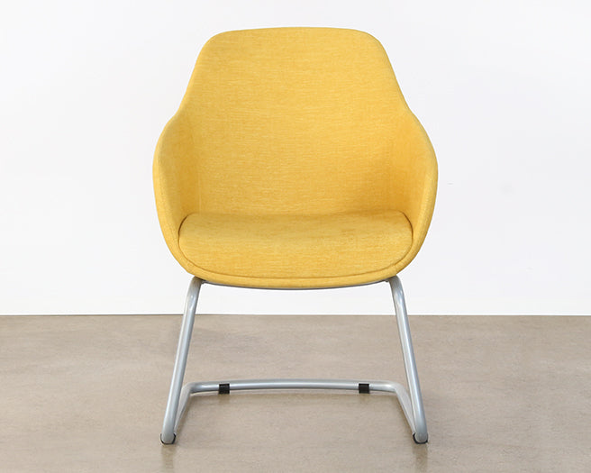 OC83 - Mid-Century Style Mustard Yellow Office Arm Chair