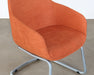 OC84 - Mid-Century Style Burnt Orange Office Arm Chair