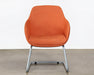 OC84 - Mid-Century Style Burnt Orange Office Arm Chair