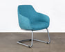 OC85 - Mid-Century Style Sky Blue Office Arm Chair