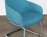 OC85 - Mid-Century Style Sky Blue Office Arm Chair