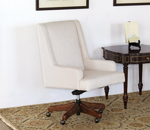 OC88 - Fawn Linen Desk Chair