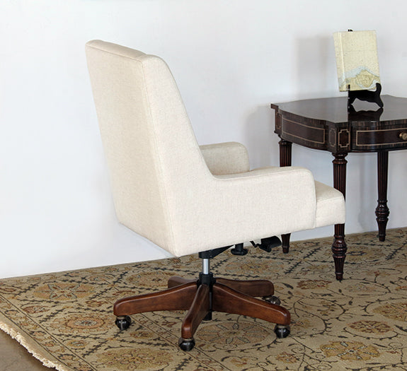 OC88 - Fawn Linen Desk Chair