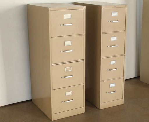 OFC005 - 4 Drawer Putty Office File Cabinet