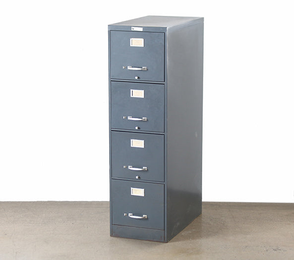 OFC10 - 4 Drawer Gray Office File Cabinet
