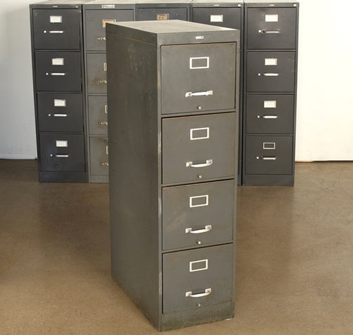 OFC10 - 4 Drawer Gray Office File Cabinet