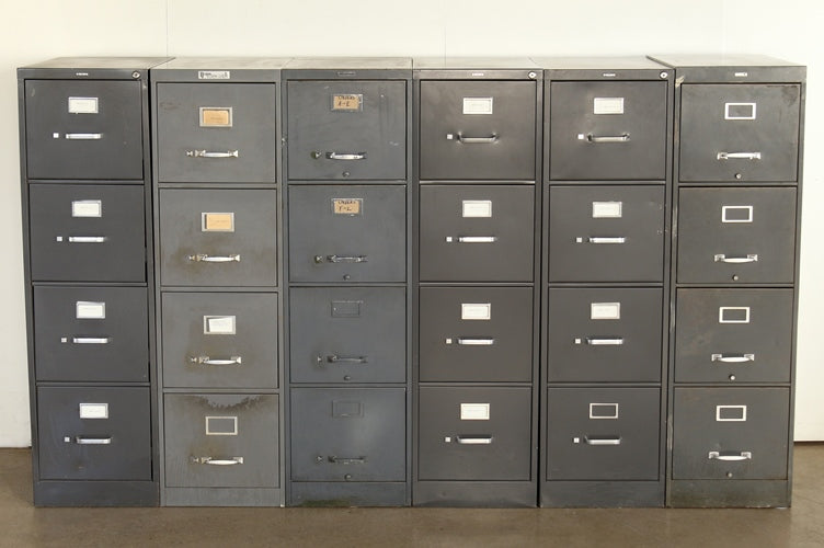 OFC10 - 4 Drawer Gray Office File Cabinet