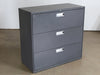 OFC14 - 3 Drawer Gray Lateral Office File Cabinet