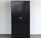 OFC17 - Black 2 Door Office Cabinet 