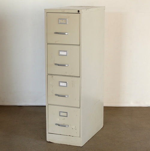 OFC22 - 4 Drawer Beige Office File Cabinet