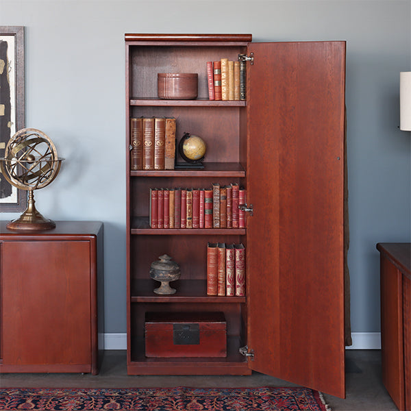 Vintage Wooden Office Cabinet