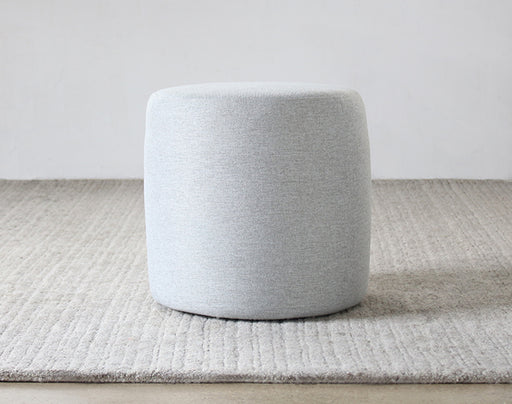 OT126 Button Ottoman in Light Gray