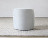 OT126 Button Ottoman in Light Gray