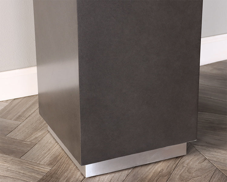Black Pedestal with Plinth Base