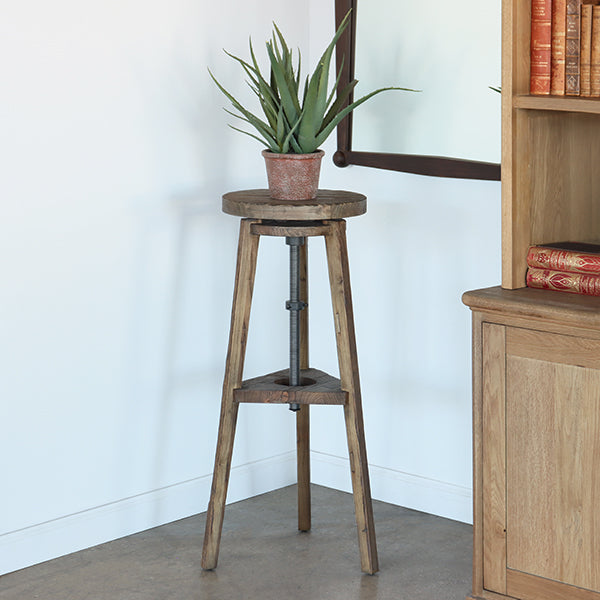 Bleached Elm Adjustable Pedestal