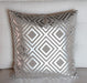 PIL164 Metallic Squares Pillow