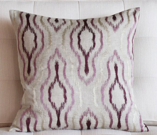 PIL166 - Plum Ikat Pillow