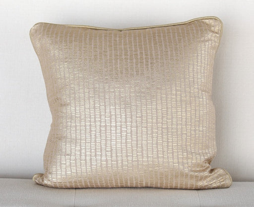 PIL169 Champaigne Beige Metallic Pillow
