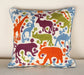 Multicolored Animals Pillow 