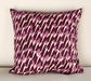 PIL180 Plum and Wine Geometric Pillow 
