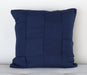 PIL188 Navy Blue Woven Strip Pillow