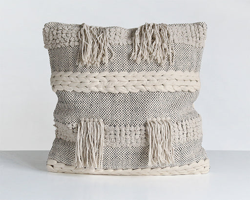 PIL228 Braided Fringe Pillow