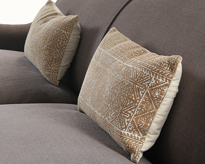 PIL233 Rust Diamond Lumbar Pillow