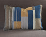 PIL235 Blue Color Block Pillow