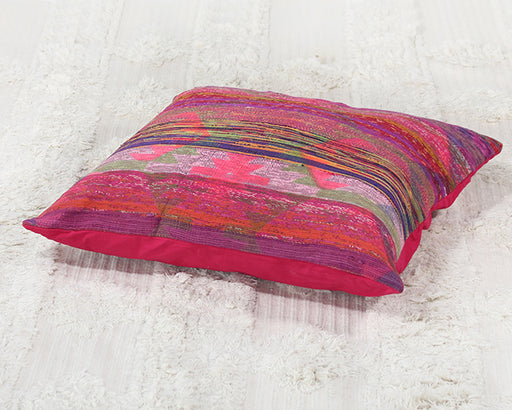 PIL243 - Pink & Red Tribal Floor Pillow