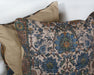PIL246 - Blue & Khaki Tribal Pillow