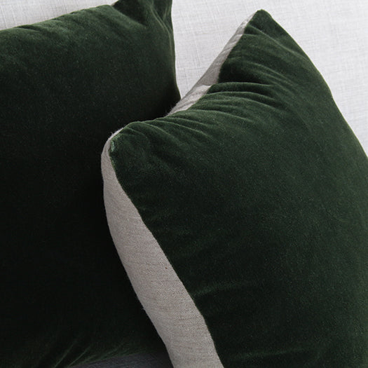 PIL257 - Green Velvet Square Pillow